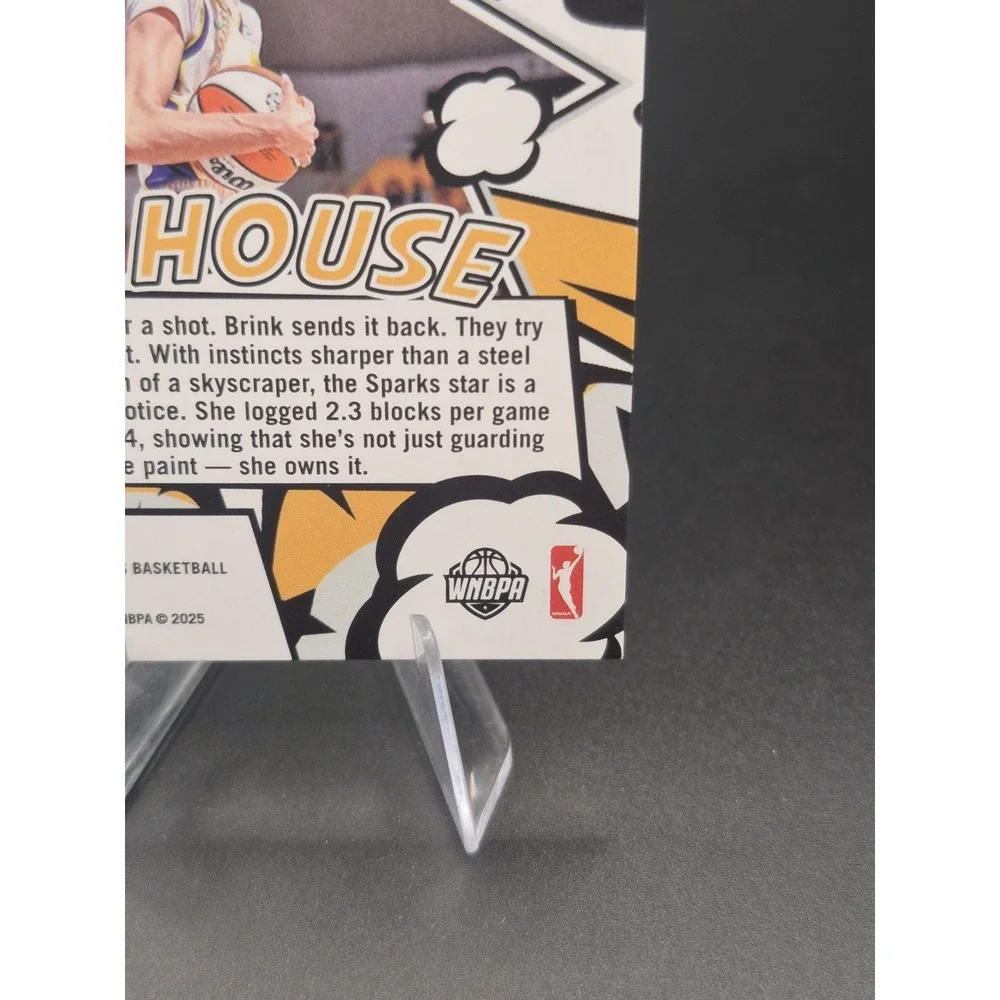2025 Panini Donruss WNBA Cameron Brink #14 My House Purple Lazer /49 LA Sparks